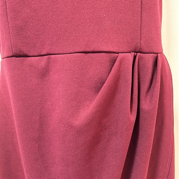 Lulu’s Forever Your Girl Maroon Wine  Bodycon Dress - Picture 4 of 11